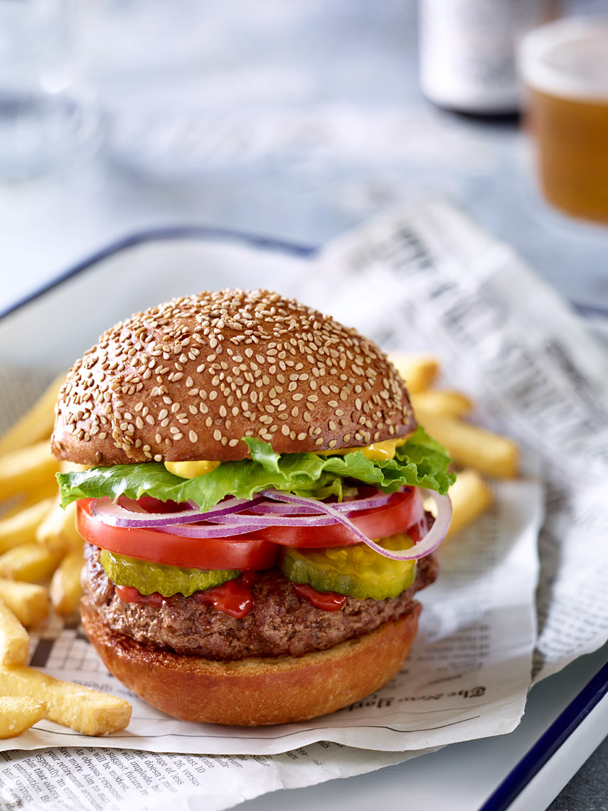 San Jose Restaurant Photography | James Ellerker | Burger and Fries