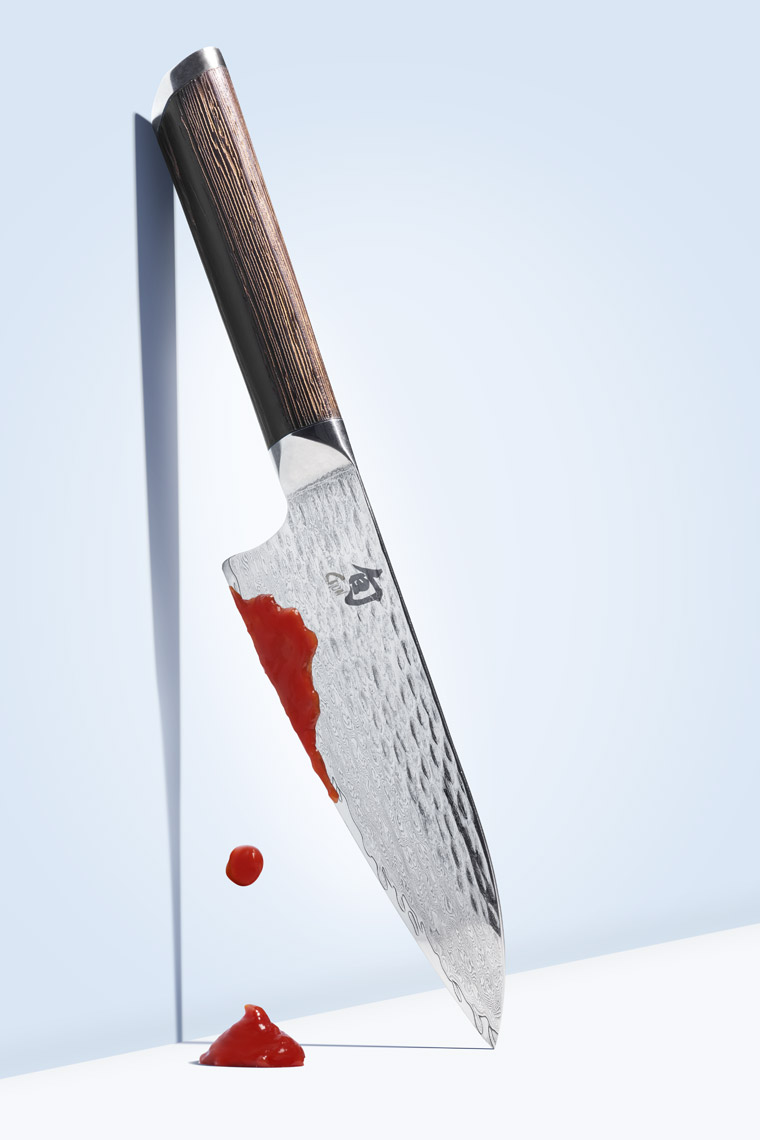 Cooks Knife and Blood Shun Fuji Knife