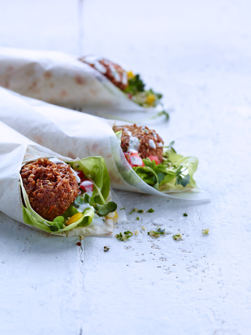 Bay Area Food Photographer | James Ellerker | Falafel Wrap