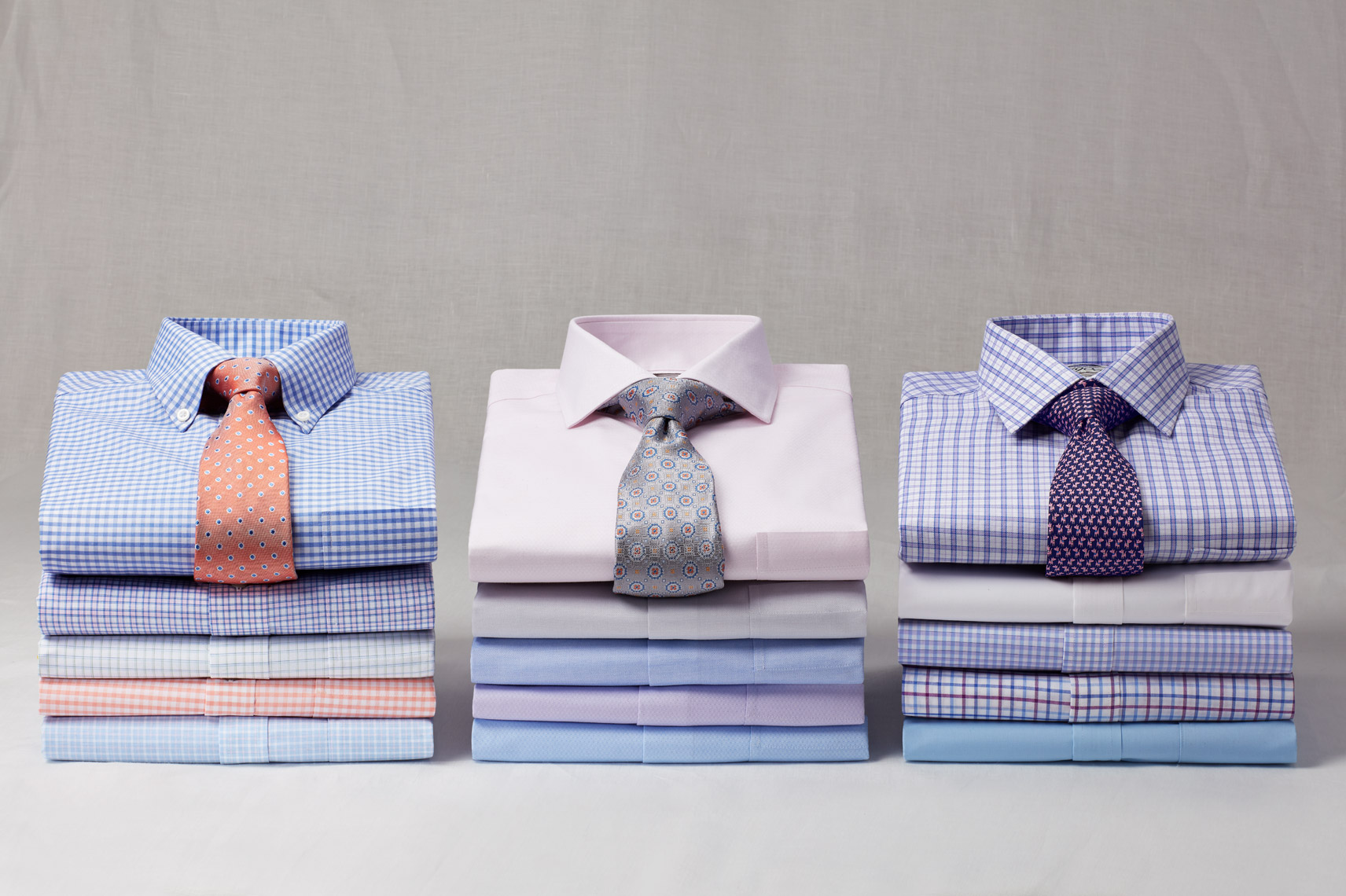 Dress Shirt Stack Menswear