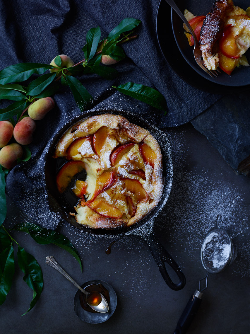 San Francisco Bay Area Food Photography | James Ellerker | Peach Cobbler