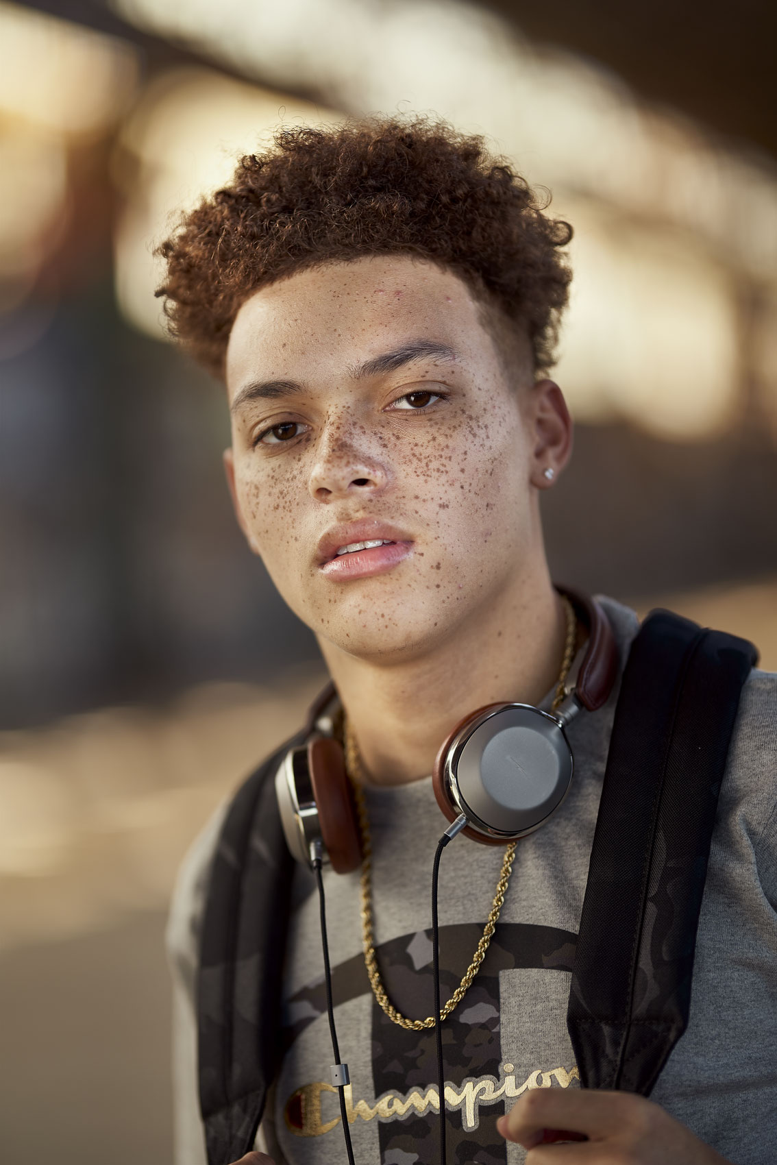 Tyler Headphones Portrait