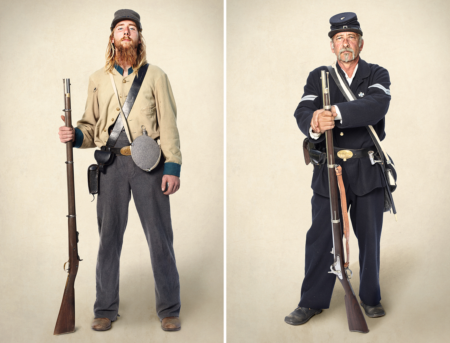 Reenactors Civil War Soldiers